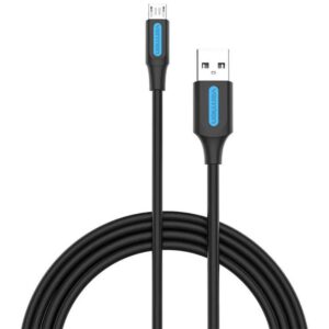 VENTION USB 2.0 A Male to Micro B Male 3A Cable 1.5M Black (COLBG) (VENCOLBG)