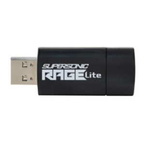 Patriot Supersonic Rage Lite 64 GB Black/Blue USB-A 3.2 Gen 1 (PEF64GRLB32U) (PATRPEF64GRLB32U)