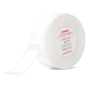 Niimbot Αυτοκόλλητες Θερμικές Ετικέτες T 15x30mm 210τμχ Λευκό (T1530-210 WHITE) (NIIT1530-210-WHITE)