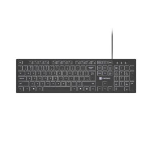 Natec Keyboard Herring Glow Us White Backlight (NKL-2342) (NTCNKL-2342)