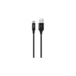ttec AlumiCable Type C 2.0 Charge/Data CableBlack (2DK18S) (TTEC2DK18S)