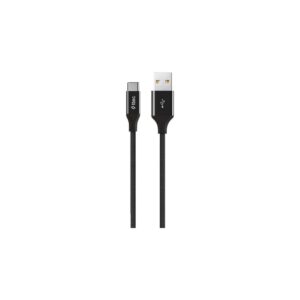 ttec AlumiCable Type C 2.0 Charge/Data CableBlack (2DK18S) (TTEC2DK18S)