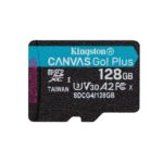 Kingston microSD 128GB CanvasGo+ 200MB/s A2 U3 V30 (SDCG4/128GBSP) (KINSDCG4-128GBSP)