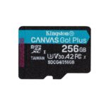 Kingston microSD 256GB CanvasGo+ 200MB/s A2 U3 V30 (SDCG4/256GBSP) (KINSDCG4-256GBSP)