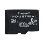 Kingston microSD 8GB CL10 UHS-I Industrial with adapter (SDCIT2/8GBSP) (KINSDCIT2-8GBSP)
