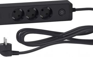 APC Socket ST943U1WA, 3 Outlets ,USB Type, 3m Cable, Black