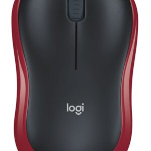 LOGITECH Mouse Wireless M185 Red