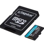 KINGSTON Memory Card MicroSD Canvas Go Plus SDCG3/128GB, Class 10, SD Adapter - Image 2