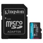 KINGSTON Memory Card SDCG4/64GB Canvas Go PLUS Class 10, UHS-I, U3, V30, A2 - Image 2