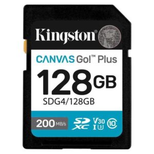 KINGSTON Memory Card SD Canvas Go Plus SDG4/128GB Class 10