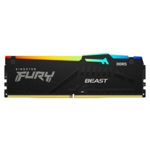 KINGSTON Memory KF552C40BBA-8 FURY Beast Black RGB DDR5, 5200MT/s, 8GB