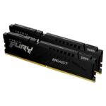 KINGSTON Memory KF564C32BBEK2-64 FURY Beast Black DDR5, 6000MT/s, 64GB KIT OF 2 EXPO
