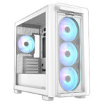 ASUS CASE A23 PLUS MINI MICRO ATX ARGB TG WHITE - Image 2