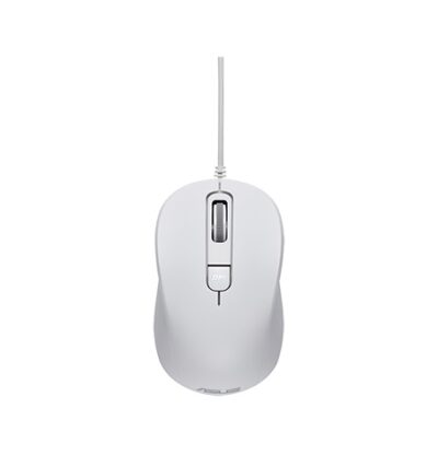 ASUS MOUSE OPTICAL MU101C Wired Blue Ray Mouse White