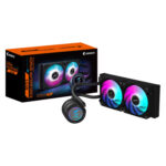 GIGABYTE CPU Cooler Liquid Cooler AORUS WATERFORCE  II  240 ARGB Sync 2 x 120mm - Image 2