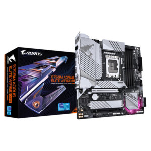GIGABYTE MOTHERBOARD B760M AORUS ELITE WIFI6E GEN5,DDR5,1700, MATX