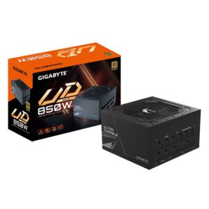GIGABYTE Power Supply 850W Ultra Durable Fully Modular  80+Plus GOLD Main Japanese capacitors