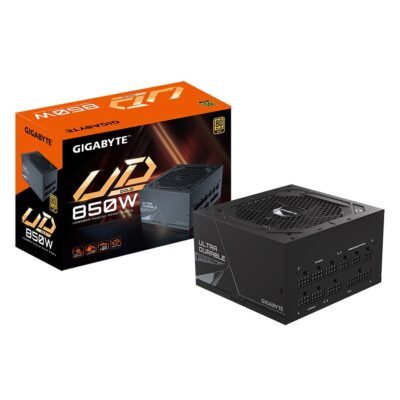 GIGABYTE Power Supply 850W Ultra Durable Fully Modular  80+Plus GOLD Main Japanese capacitors