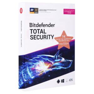 BITDEFENDER TOTAL SECURITY MULTI DEVICE 10 DEVICES 1 Year