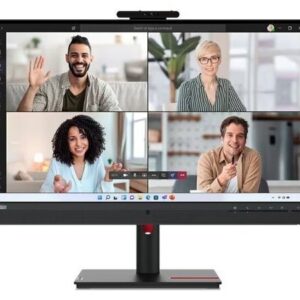 LENOVO Monitor ThinkVision T27hv-30 27&apos;&apos; QHD IPS, VGA, HDMi, Display Port, USB,USB-C, Height adjustable,Webcam, Speakers, , 3YearsW