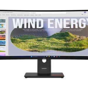 LENOVO Monitor ThinkVision T34WD-40 34'' WQHD VA, Curved, RJ45, HDMI, USB-C, Display Port,  Height adjustable, 3YearsW