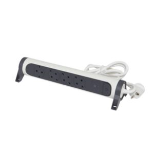 Legrand SurgeArrest 4 Outlets 1.5m Cable SPD White/Grey Rotating