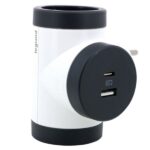 Legrand SurgeArrest 2 Outlets  White/Black  Rotating - Image 2