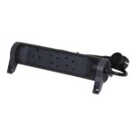 Legrand SurgeArrest 3 Outlets 1.5m Cable  Black/Grey Rotating - Image 2