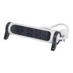Legrand SurgeArrest 3 Outlets 3m Cable  White/Grey Rotating - Image 2