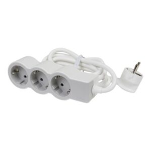 Legrand SurgeArrest 3 Outlets 1.5m Cable  White/Grey