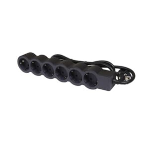 Legrand SurgeArrest 6 Outlets 3m Cable  Black/Grey