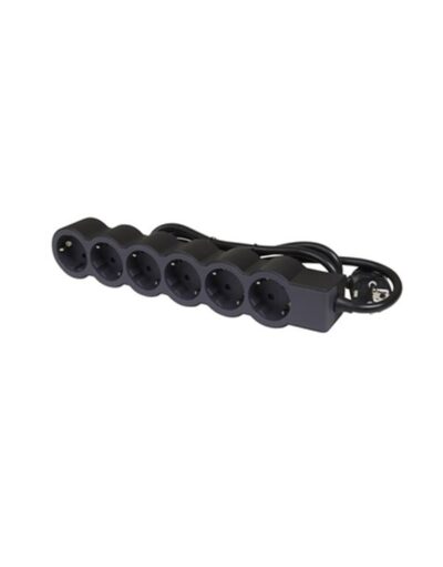 Legrand SurgeArrest 6 Outlets 3m Cable  Black/Grey
