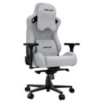 ANDA SEAT Gaming Chair DARK KNIGHT PRO Grey Fabric - Image 2
