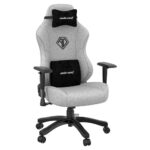 ANDA SEAT Gaming Chair PHANTOM-3 Large Grey Fabric - Image 2