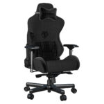 ANDA SEAT Gaming Chair T-PRO II Black FABRIC with Alcantara Stripes - Image 2
