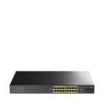 CUDY Switch  GS2018PS2 16-GbE PoE L2 Managed with 2-GbE and 2-SFP - Image 2