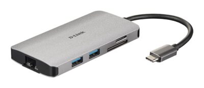 D-LINK DUB-M810 8-IN-1 USB-C HUB HDMI,RJ45,CARD,PD