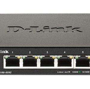 D-LINK DGS-1100-05V2 SMART SWITCH 5 PORTS
